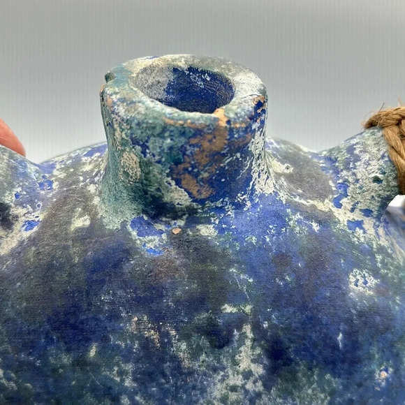 Beautiful unique vintage ceramic handmade vase - Picture 7 of 10